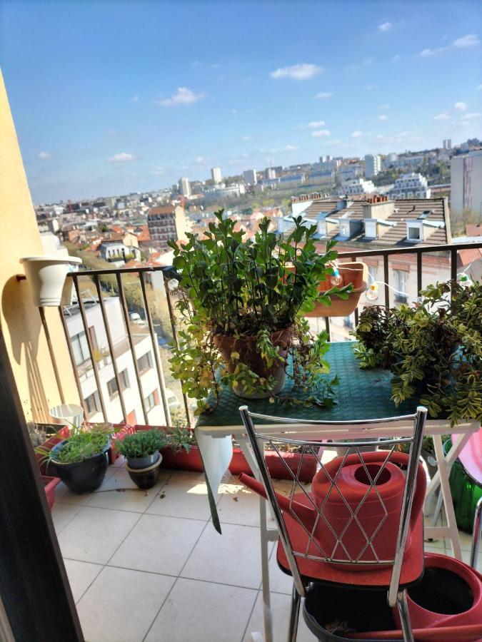 Balcon Surplombant Le Sud De Paris Apartment Arcueil Bagian luar foto